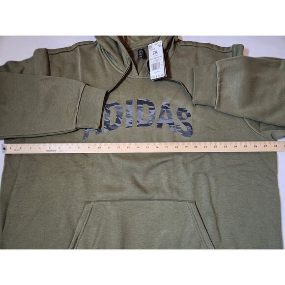 Adidas multi sport hoodie mens 2XL Camouflage Graphic Olive Strata - Picture 5 of 9